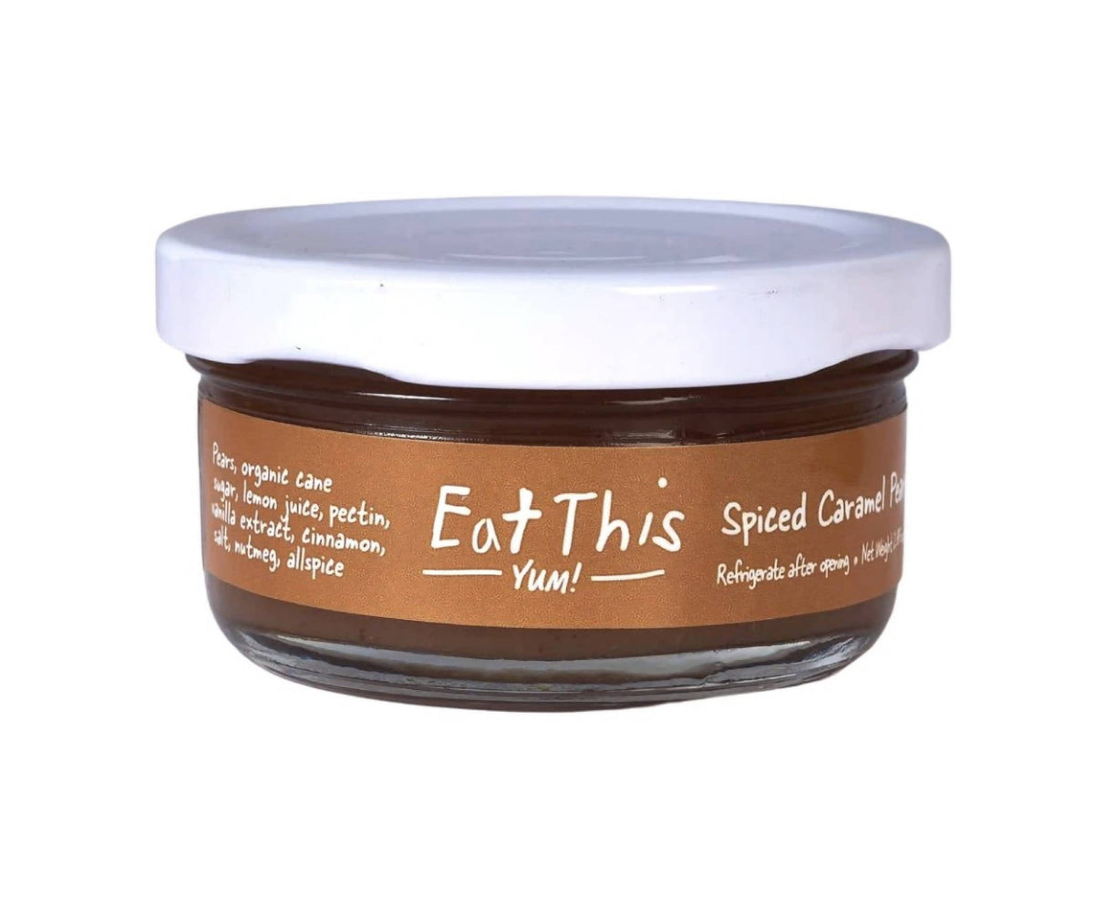 Spiced Caramel Pear Jam Jars - 12 x 2oz