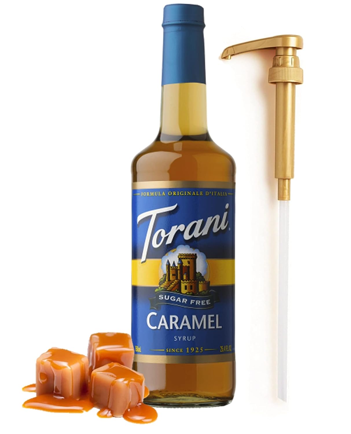 Torani Syrup Sugar Free Caramel 25.4 Fo - Pack Of 6