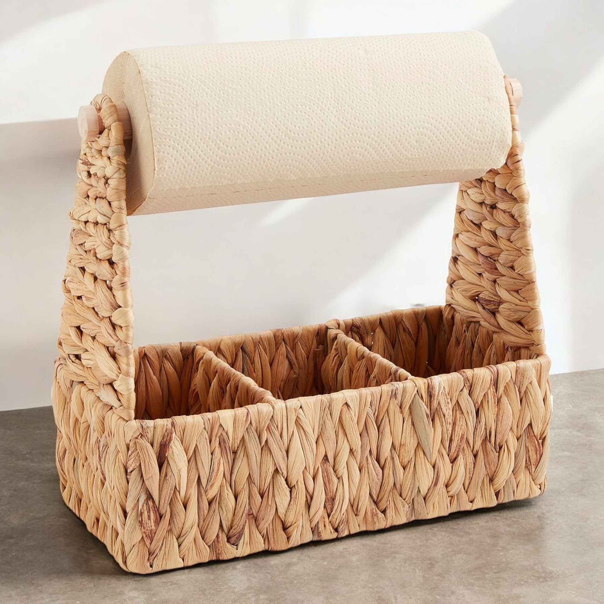 Woven Utensil/Towel Caddy