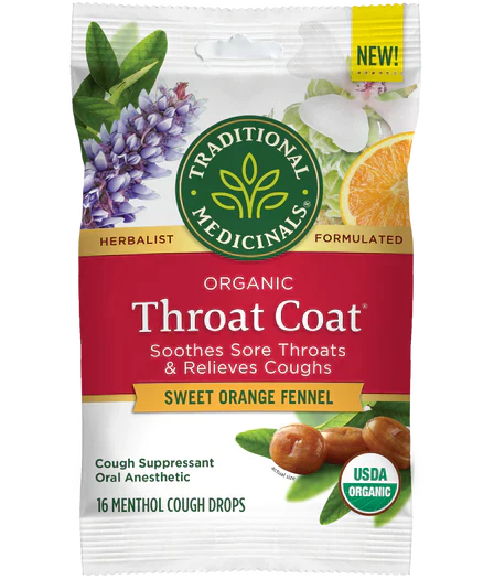 Traditional Medicinals – Lozenge Sweet Orange Fennel, 16 Pieces | Pack