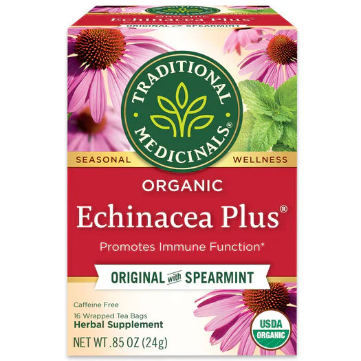 Traditional Medicinals – Echinacea Plus Organic Tea, 16 Bags | Pack of