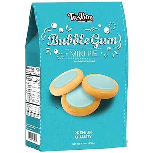 TresBon - Bubble Gum- Mini Pie - Premium Quality - 208 G