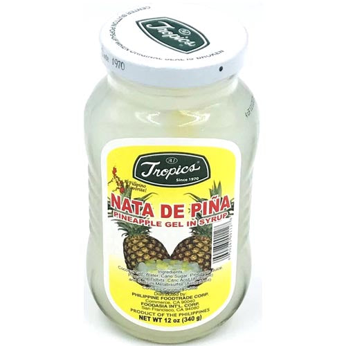 Tropics - Nata De Pina Pineapple Gel in Syrup - 12 OZ