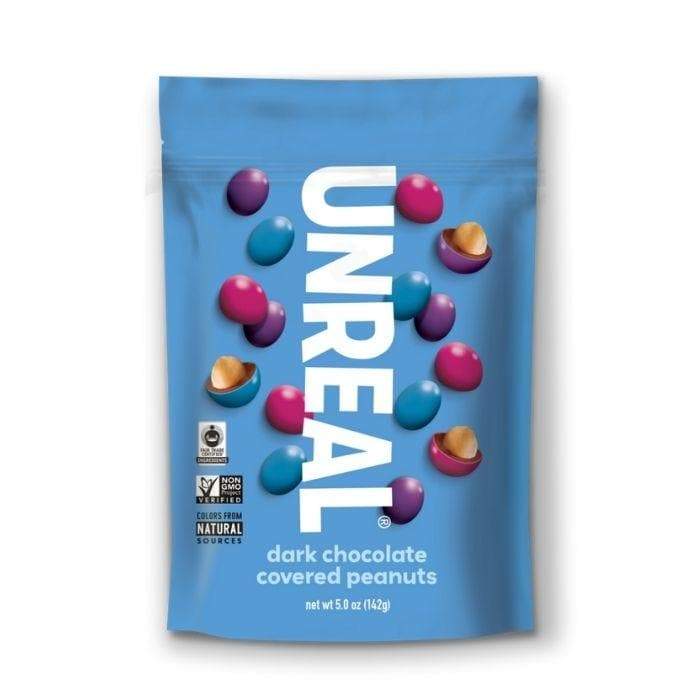 Unreal - Dark Chocolate Covered Peanuts, 5oz