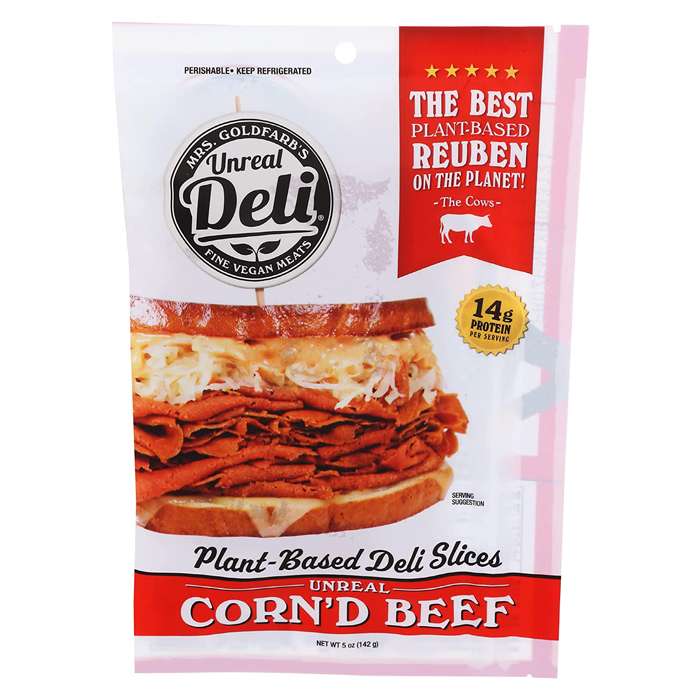 Unreal Deli - Plant Based Deli Meat Corn`d Beef Slices | Multiple Size