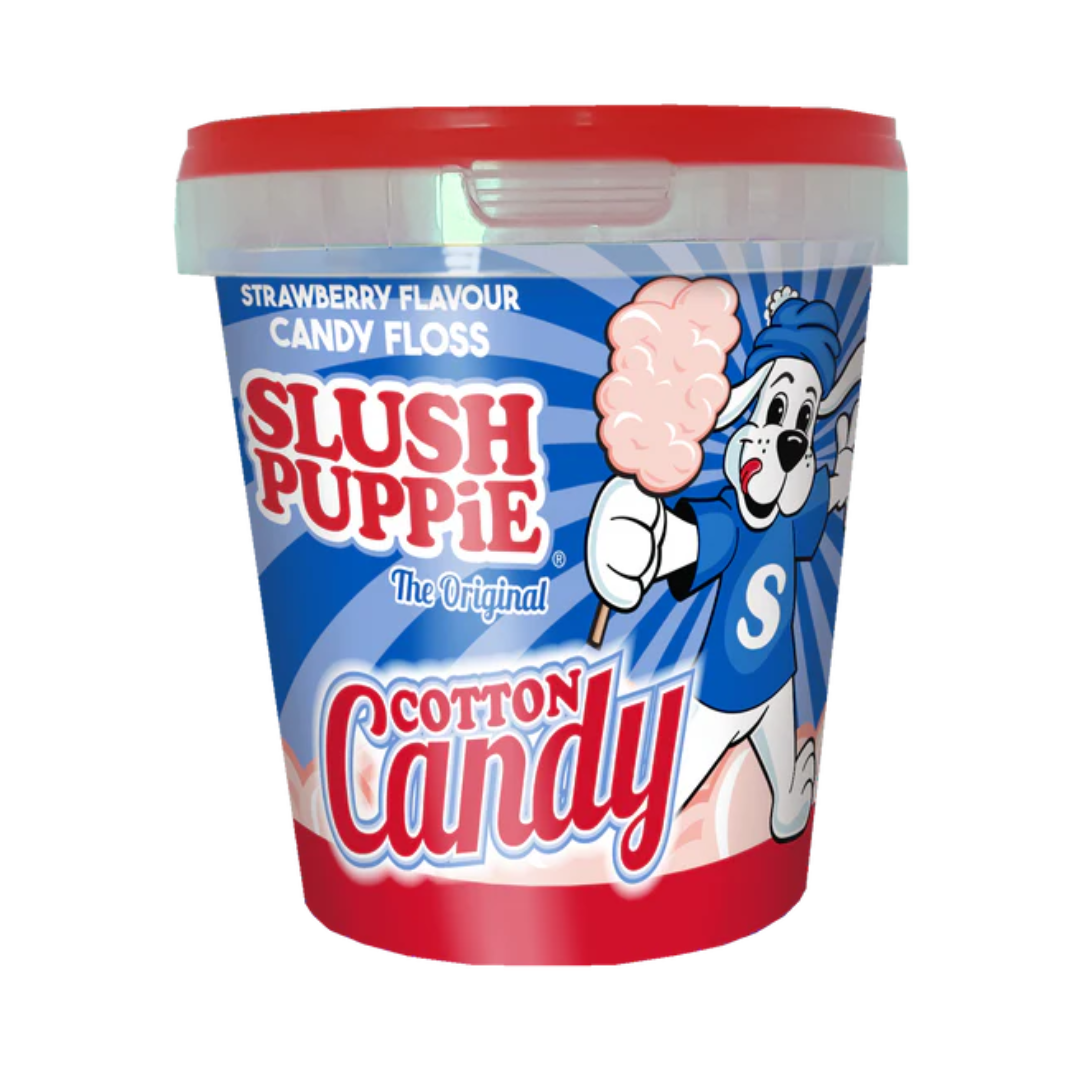 Slush Puppie Strawberry Flavor Cotton Candy