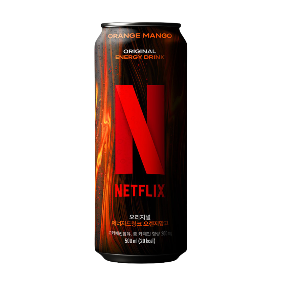 Netflix Orange Mango Original Energy Drink