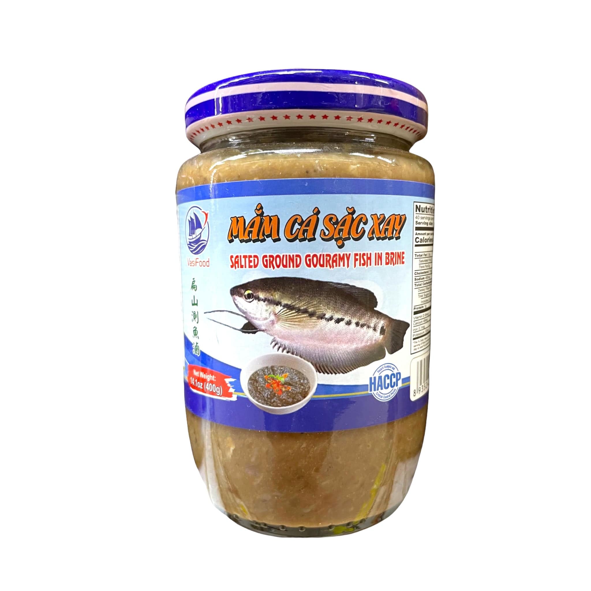 Vas Food Salted Ground Gouramy Fish in Brine