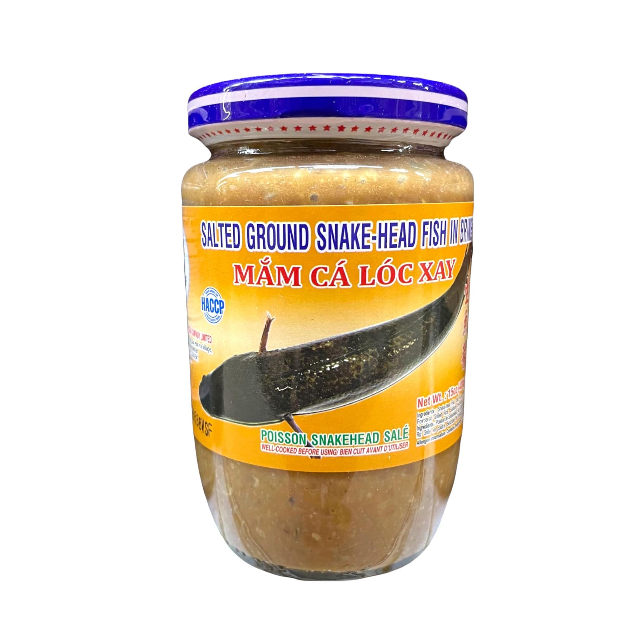 Vas Food Salted Ground Snake-Head Fish in Brine