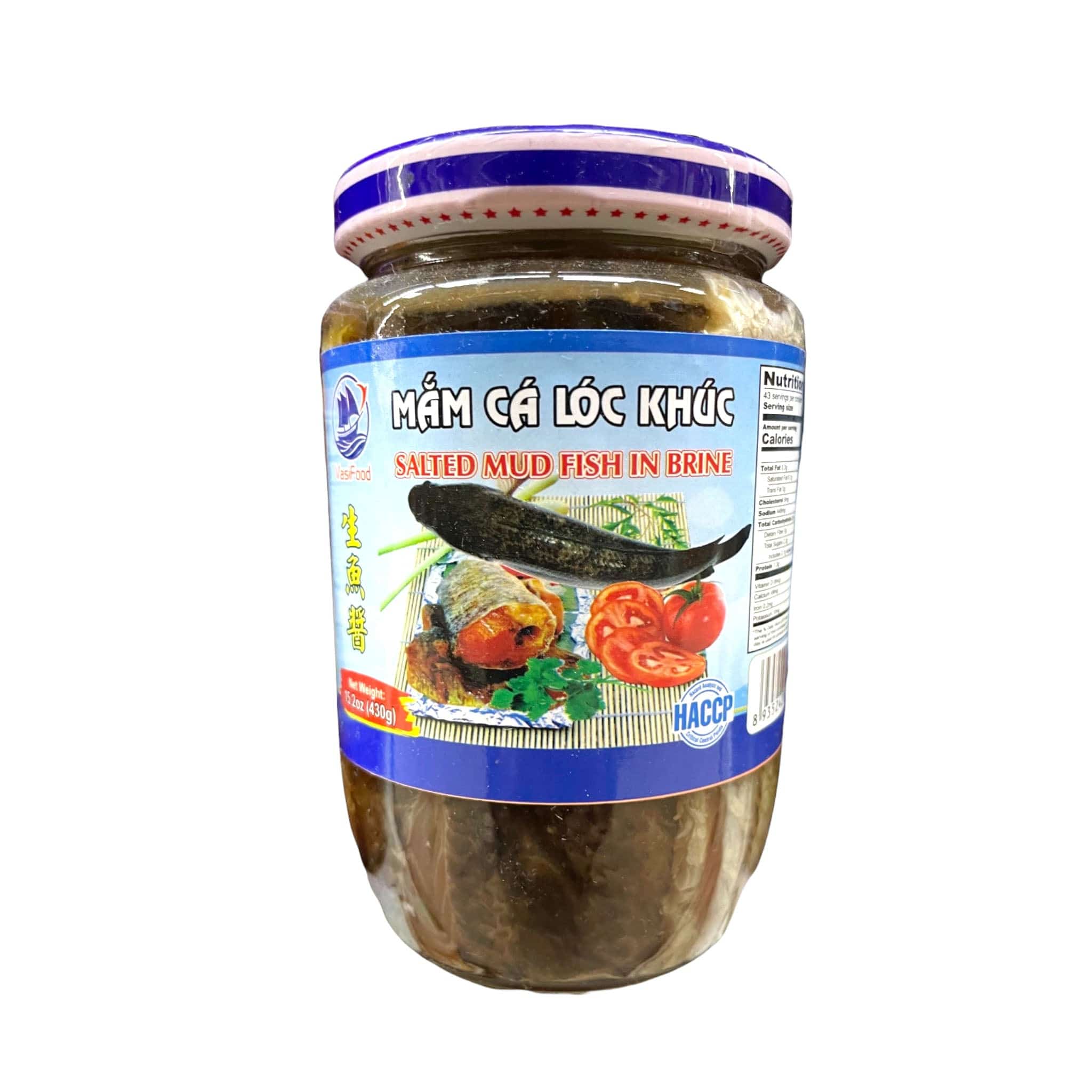 Vas Food Salted Mud Fish in Brine