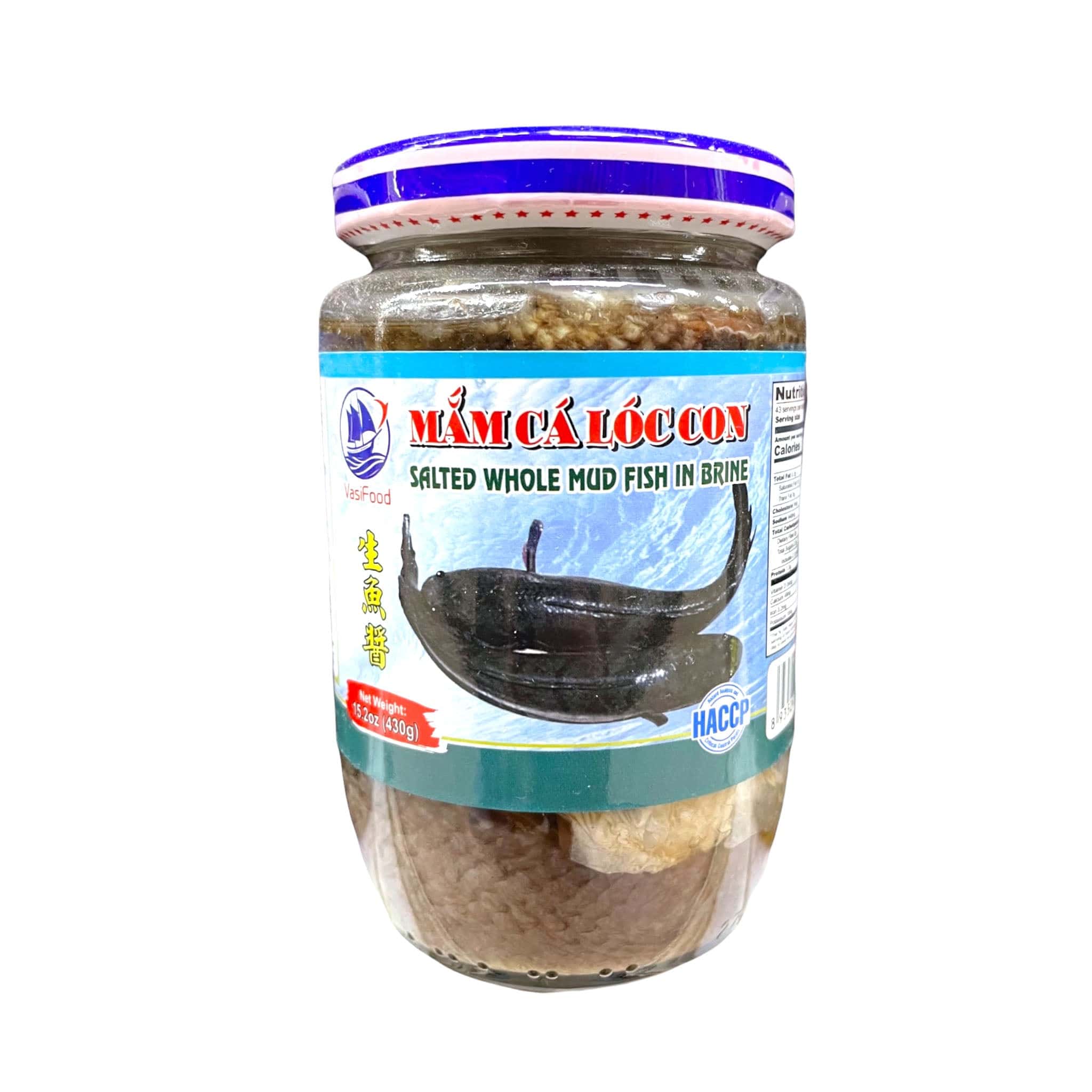 Vas Food Salted Whole Mud Fish in Brine