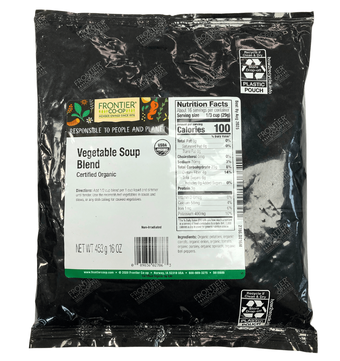 Vegetable Blend For Soup, Organic