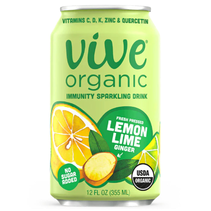 Vive Organic - Drink Sparkling Immunity, 12floz | Multiple Flavors | 3