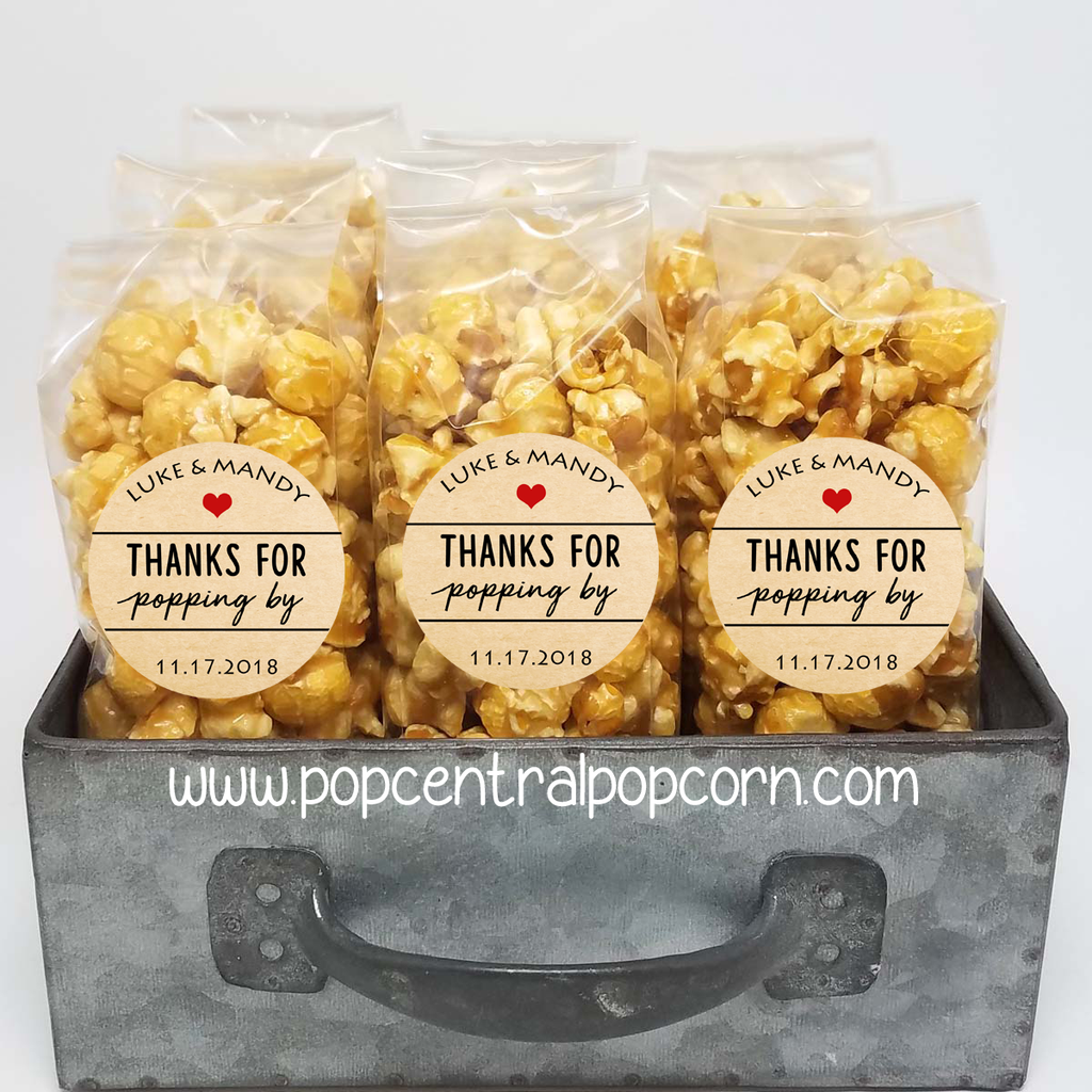 Kraft Wedding Popcorn Favors