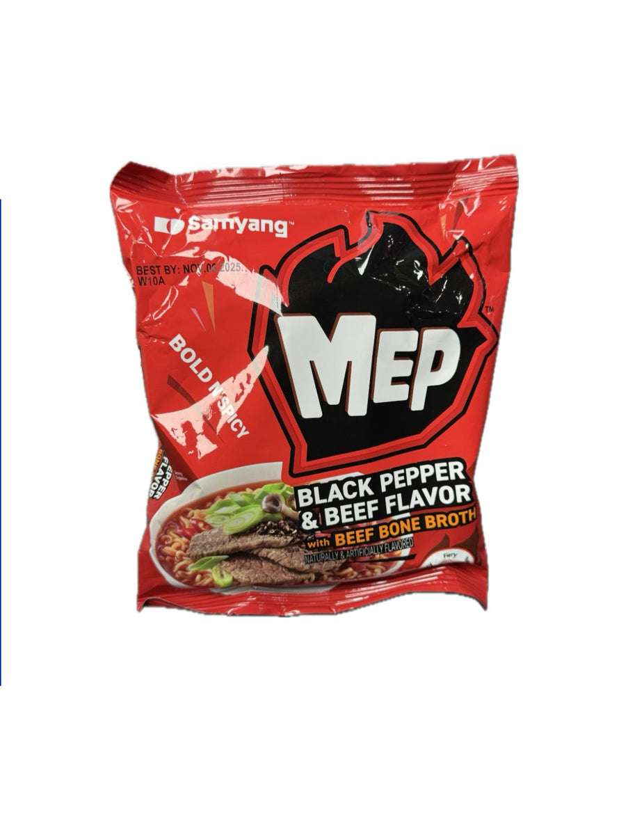 Samyang Mep Bold N Spicy Black Pepper & Beef with Bone Broth