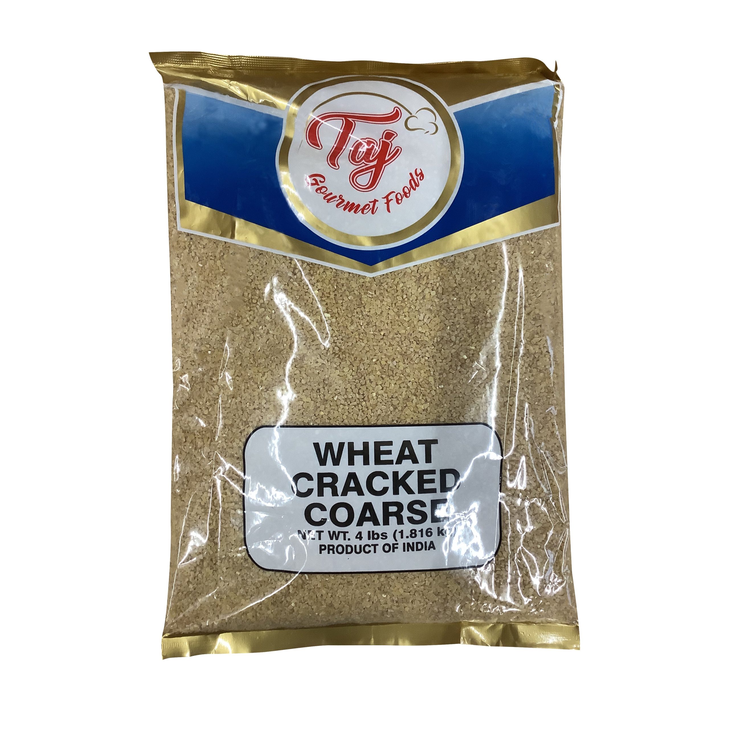 TAJ Cracked Wheat Coarse, Fada, Bulgur #2, 4lbs