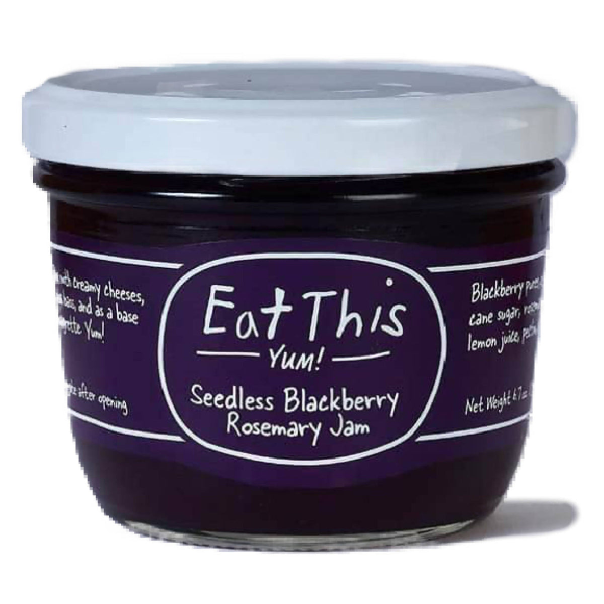 Seedless Blackberry Rosemary Jam Jars- 12 x 7oz