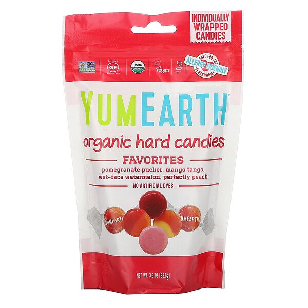Enjoy YumEarth Organic Hard Candies - Pure, Tasty, Sweet