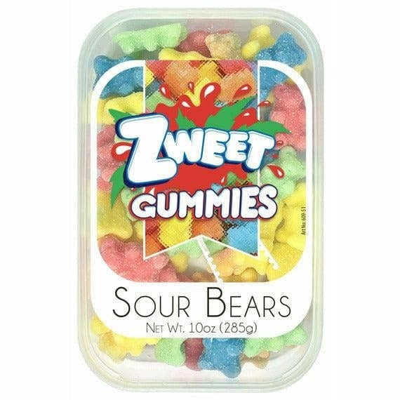 Zweet Sour Gummi Bears - 10 oz