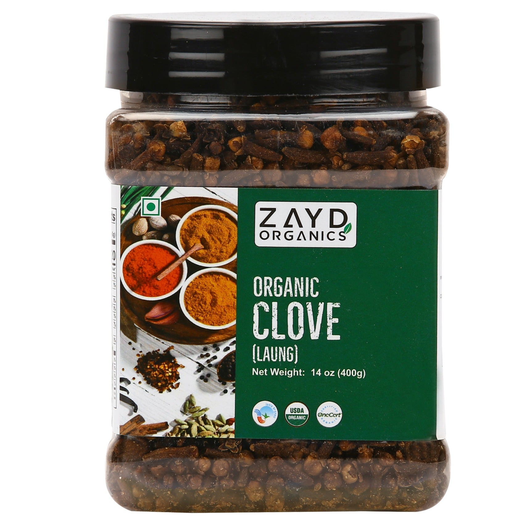 Zayd Organic Cloves Whole 12.3oz, USDA Organic Certified