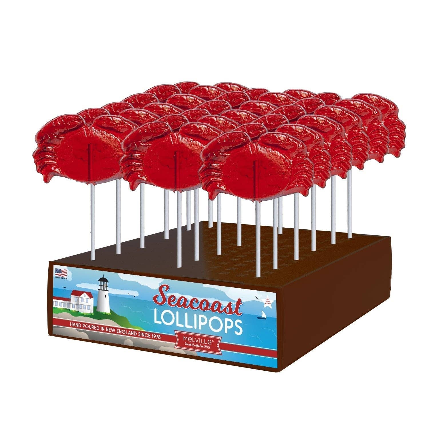 Melville Candy Company - Red Crab Lollipop