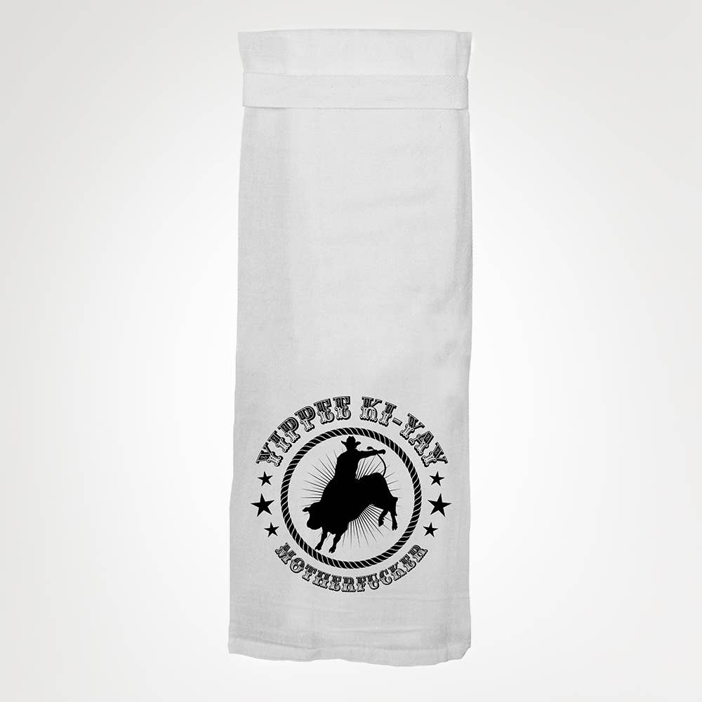 Twisted Wares - Yippee Ki-Yay Motherfuckers KITCHEN TOWEL
