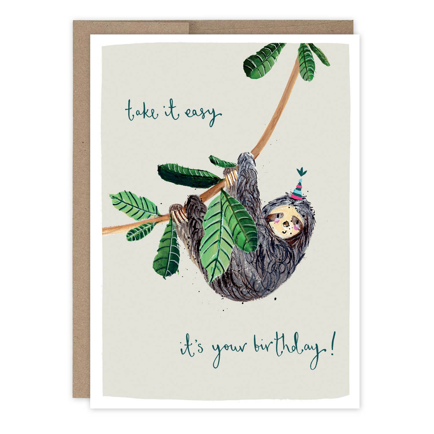 Relax and Enjoy Your Special Day Birthday Card by Louise Mulgrew