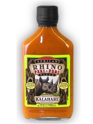 African Rhino Peri-Peri Xtra Hot Hot Sauce, 6.75oz.