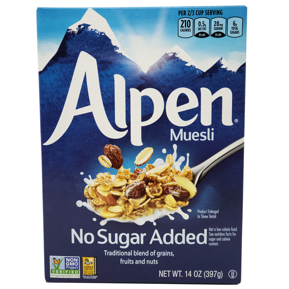 Low Sodium Alpen No Sugar Added Cereal-14 oz.