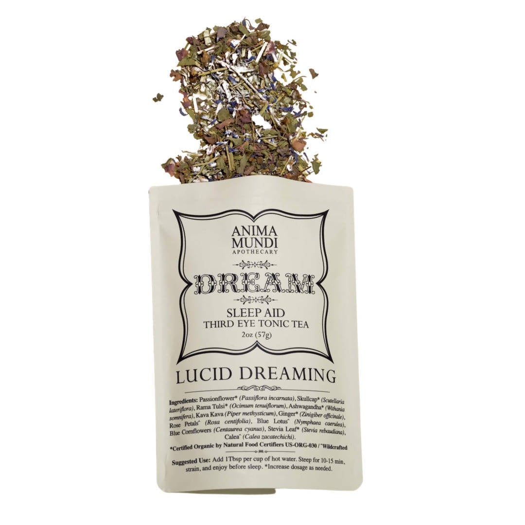 LUCID DREAM TEA: Third Eye Tonic, Organic + Wild - 4 Pouches x 2oz