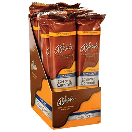 Asher's  Sugar Free Caramel Chocolate Bar