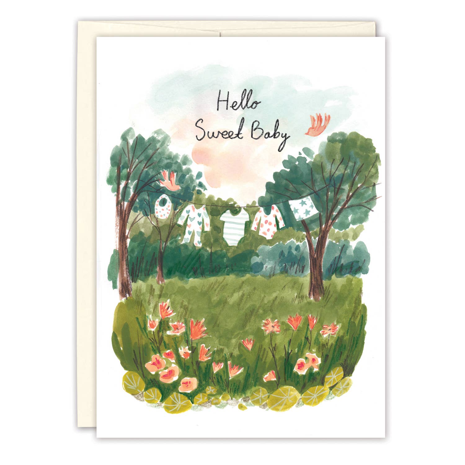 Biely & Shoaf - Clothesline Baby Card