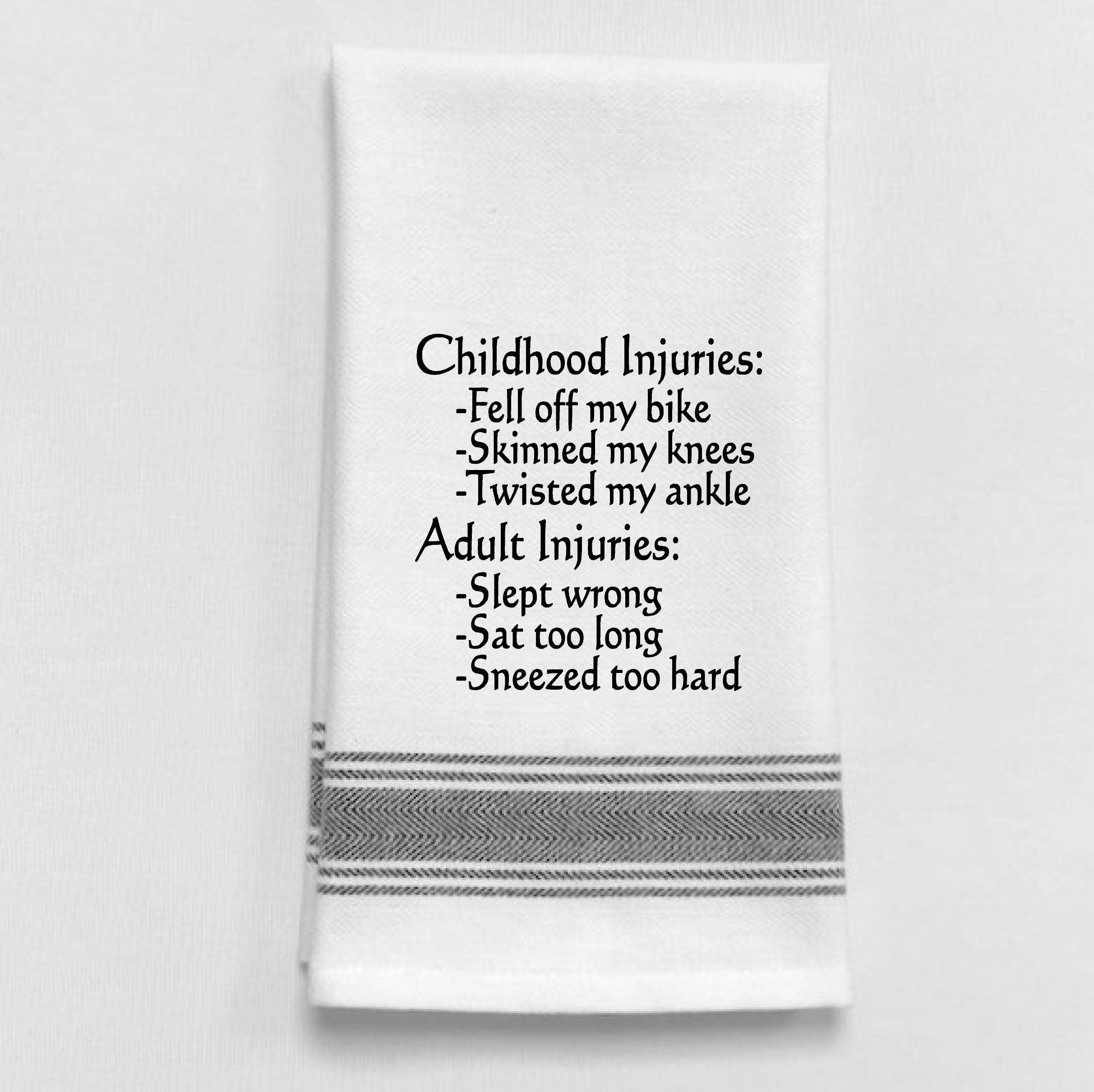Wild Hare Designs - Childhood Injuries: Fell of my bike…