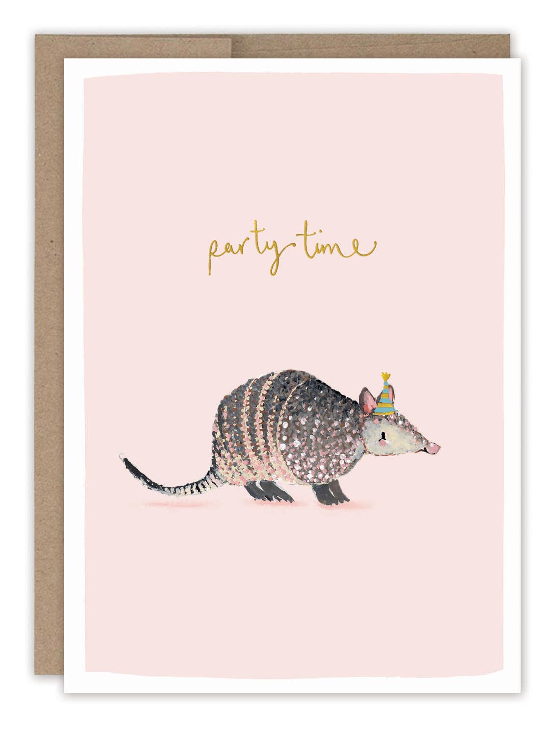 Biely & Shoaf - Party Time Armadillo Birthday Card