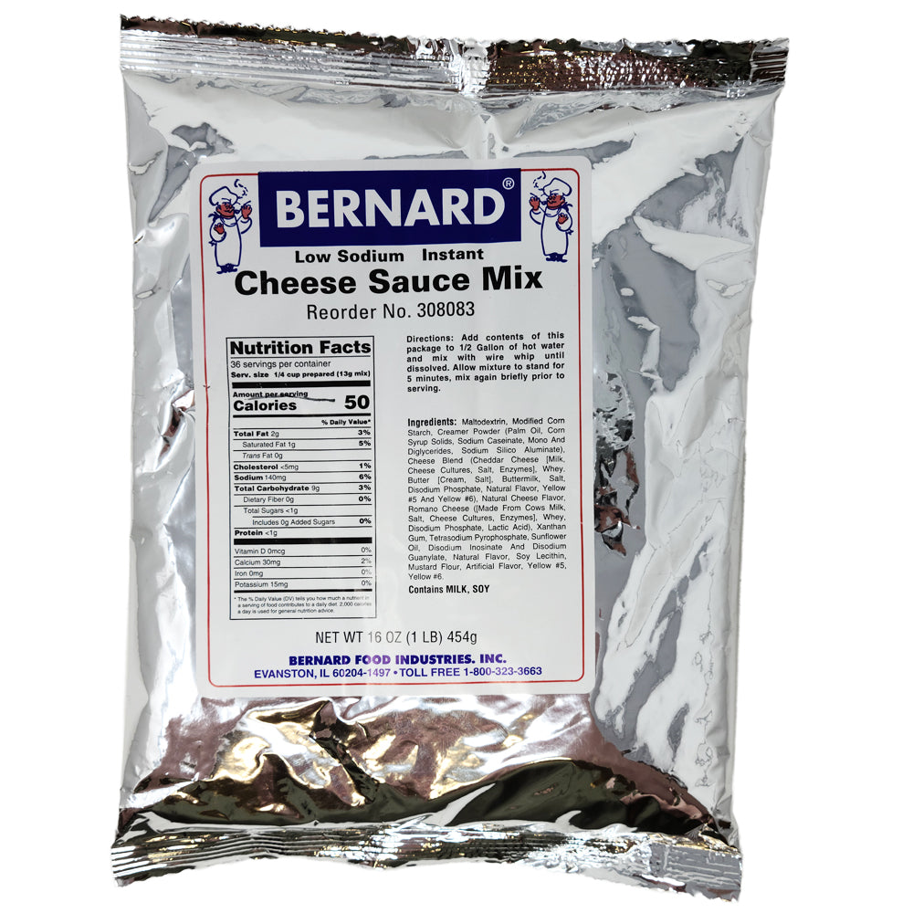 Bernard's Diet Cheese Sauce Base No Salt added