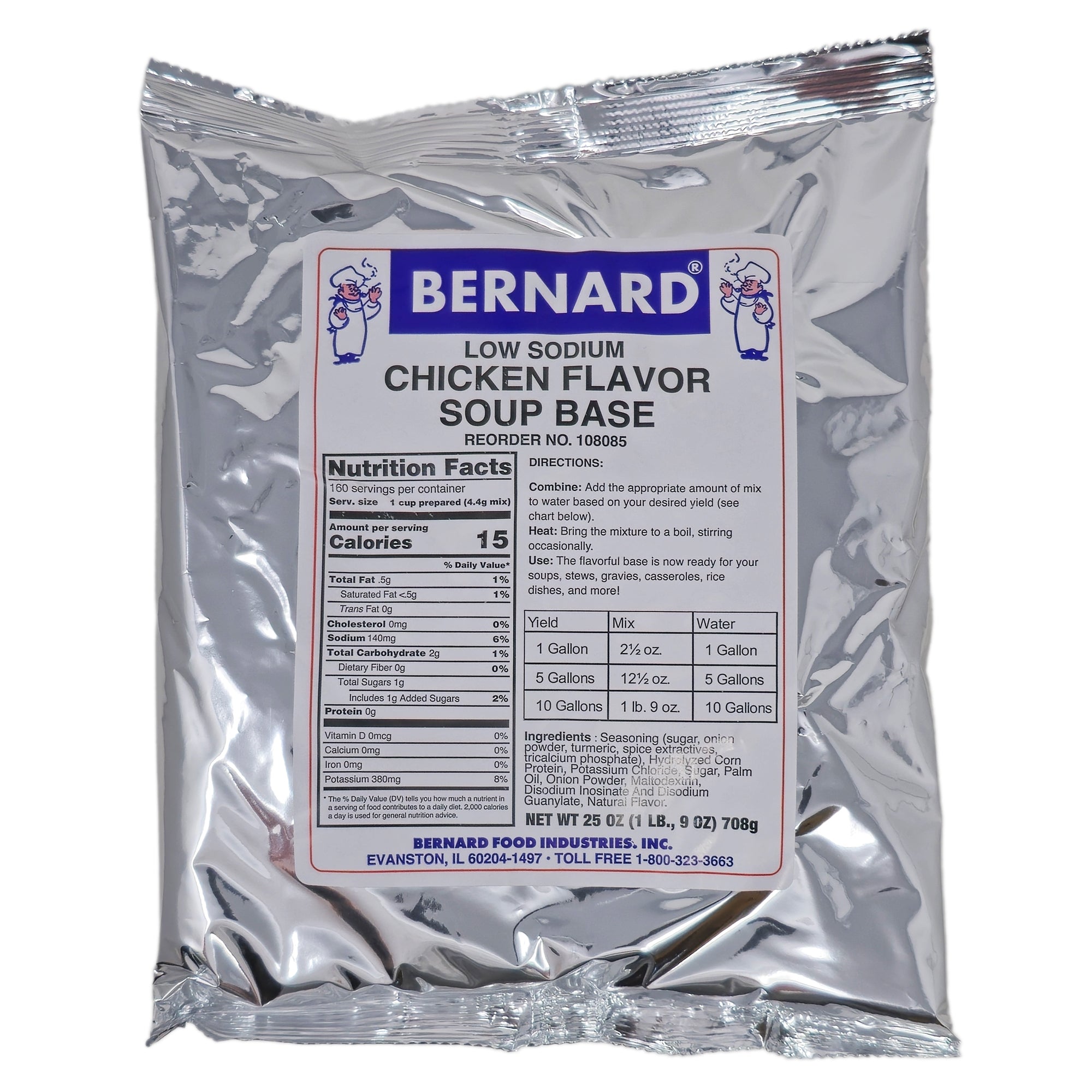 Bernard Low Sodium Chicken Flavor Base