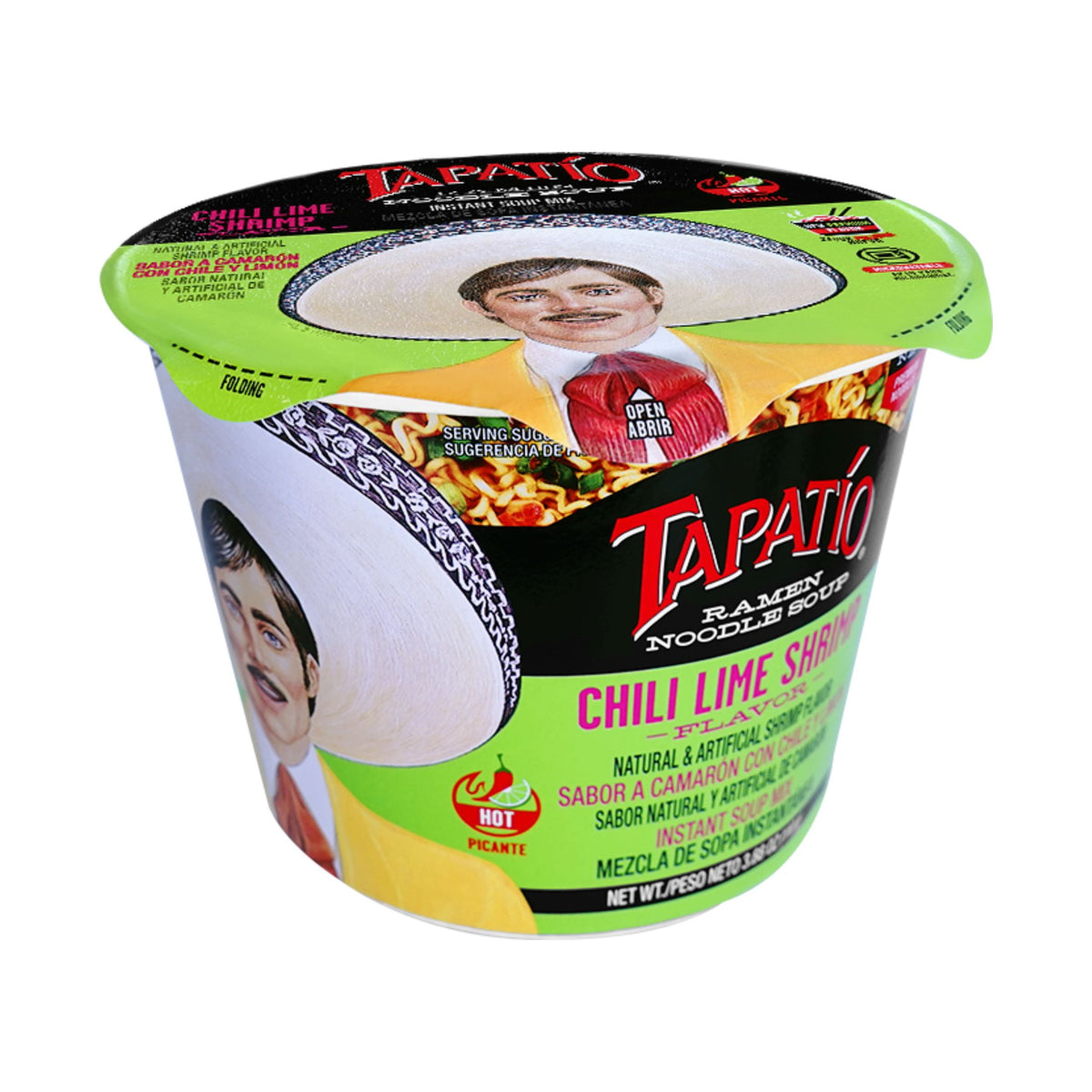 Tapatio Chili Lime Shrimp Ramen - 110G