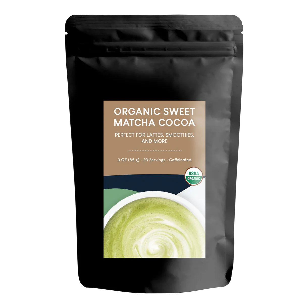 Organic Sweet Matcha Cocoa Retail Bags - Case of 6