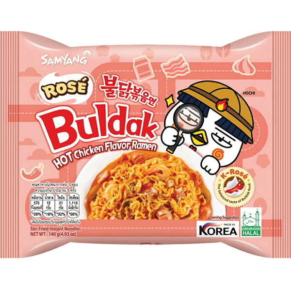 Buldak Spicy Ramen - Rose