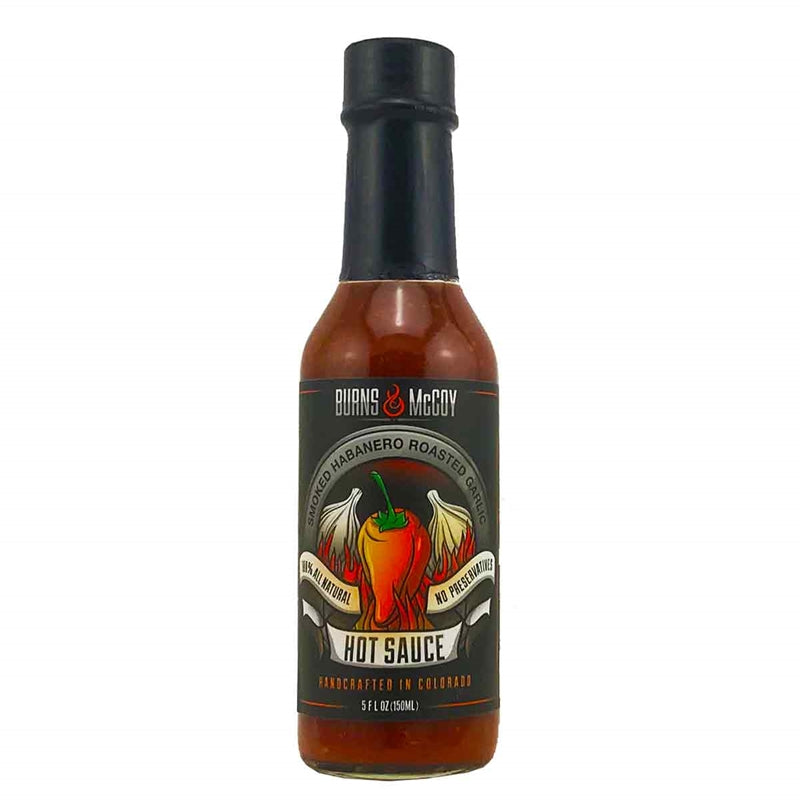 Burns & McCoy Smoked Habanero & Roasted Garlic Hot Sauce