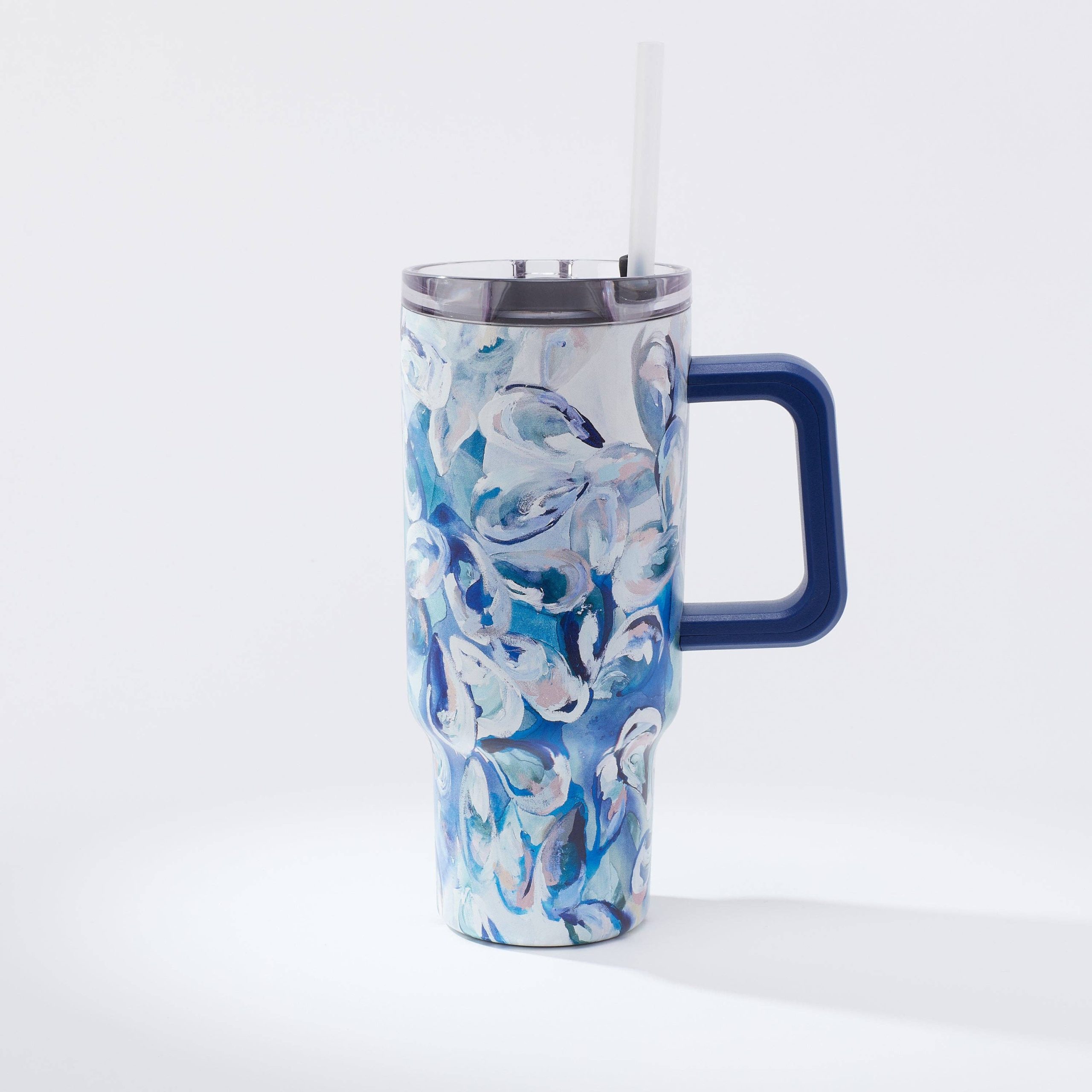 Kim Hovell Art - 40oz Tumbler - Azul Oysters: Default Title