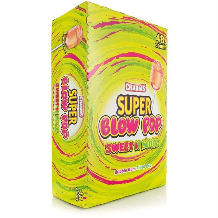 Charms Super Blow Pops Sweet and Sour