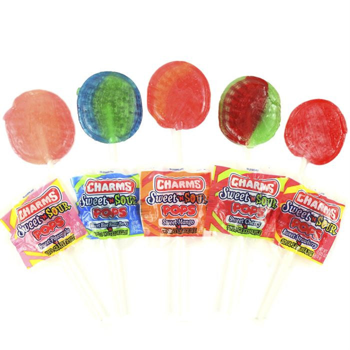 Charms Sweet and Sour Lollipops