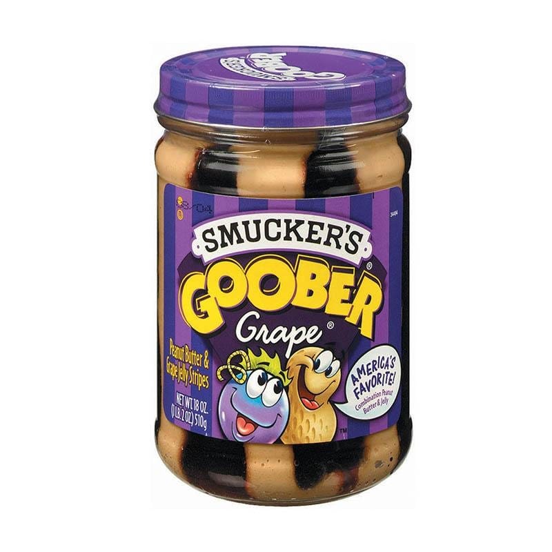 Smucker's Goober Peanut Butter & Grape Jelly Stripes