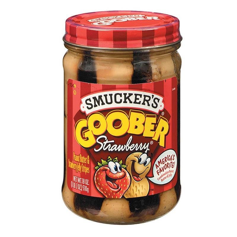 Smucker's Goober Peanut Butter & Strawberry Jelly Stripes