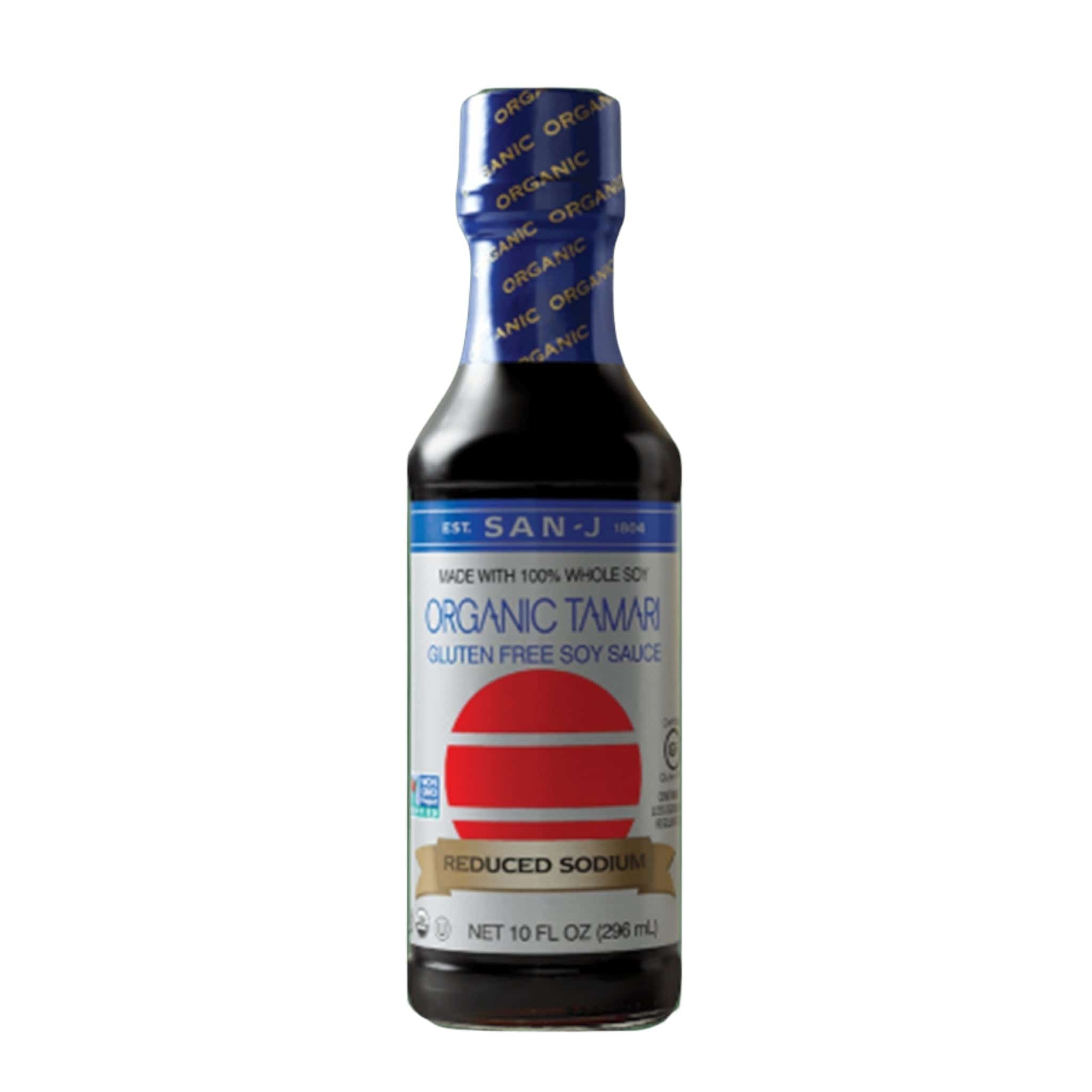 San-J Organic Tamari Gluten Free Soy Sauce Reduced Sodium