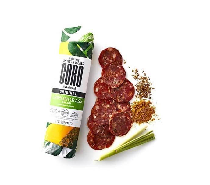 Uncured Lemongrass Salami Piccolo - 6 x 5 oz