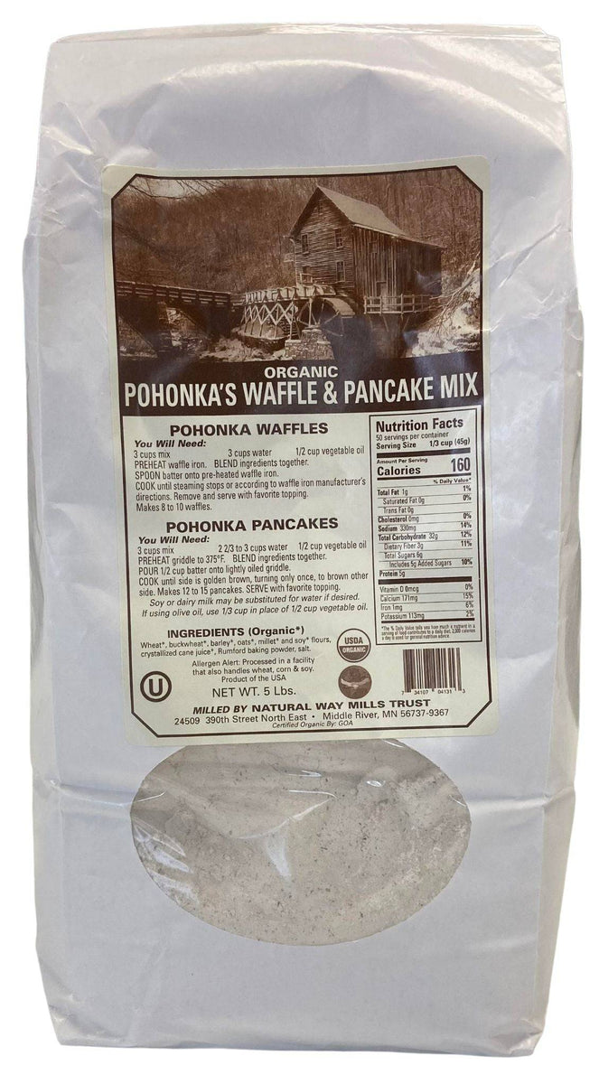 Organic, Pancake & Waffle Mix, Pohonka