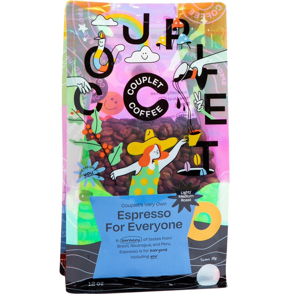 Couplet Coffee Espresso for Everyone Blend Bags  - 5 LB