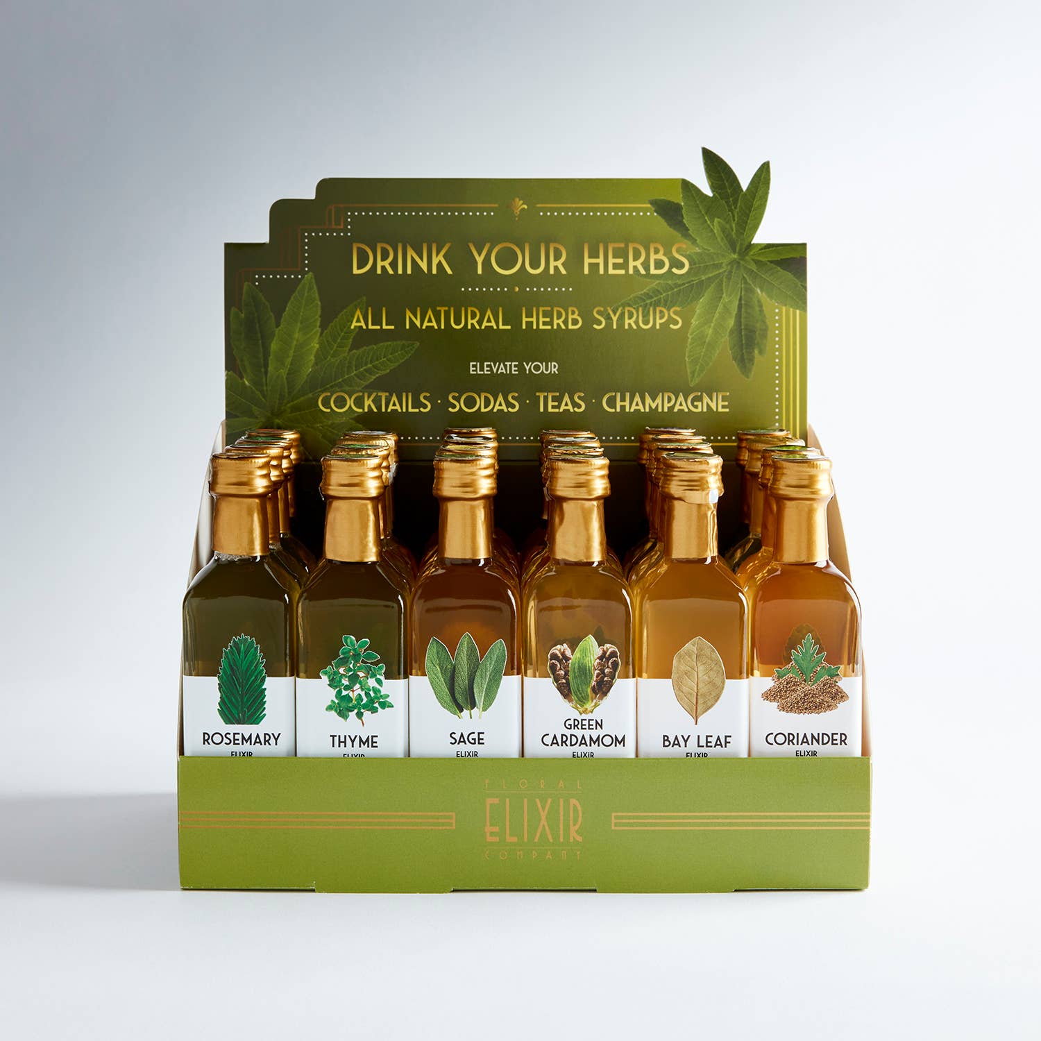 Floral Elixir Co. | Drink Your Herbs! Herb Elixir Individual Syrups